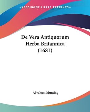 portada De Vera Antiquorum Herba Britannica (1681) (en Latin)