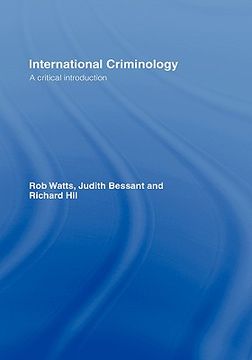 portada international criminology: a critical introduction (in English)