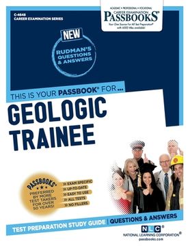 portada Geologic Trainee (C-4648): Passbooks Study Guide Volume 4648 (en Inglés)