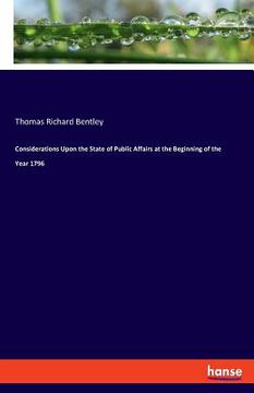 portada Considerations Upon the State of Public Affairs at the Beginning of the Year 1796 (in English)