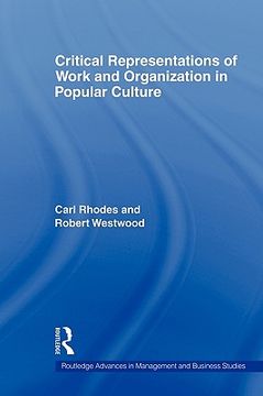 portada critical representations of work and organization in popular culture (en Inglés)