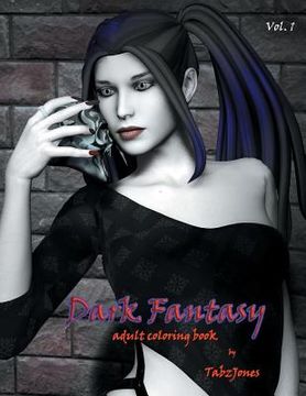 portada Dark Fantasy Adult Coloring Book (en Inglés)