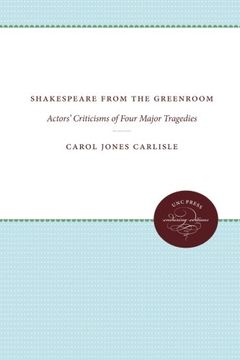 portada shakespeare from the greenroom: actors' criticisms of four major tragedies (in English)
