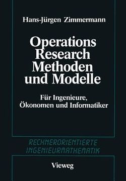portada Methoden Und Modelle Des Operations Research: Für Ingenieure, Ökonomen Und Informatiker (en Alemán)