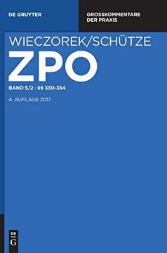 Zivilprozessordnung und Nebengesetze / §§ 330-354 (en Alemán)