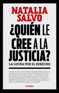 portada ¿QUIÉN LE CREE A LA JUSTICIA? (in Spanish)