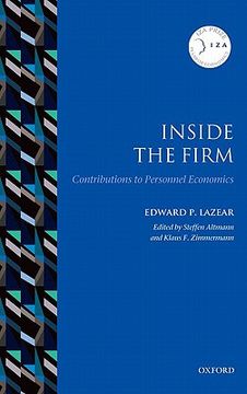 portada inside the firm contributions to personnel economics