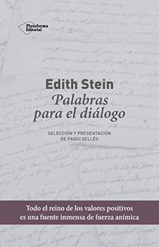 portada Edith Stein: Palabras Para el Diálogo