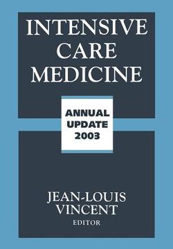 portada Intensive Care Medicine: Annual Update 2003 (en Inglés)