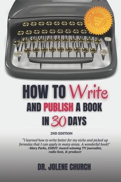 portada How to Write and Publish a Book in 30 Days (en Inglés)
