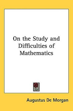 portada on the study and difficulties of mathematics (en Inglés)