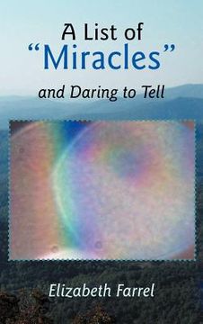 portada a list of miracles and daring to tell