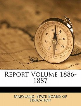 portada report volume 1886-1887 (en Inglés)