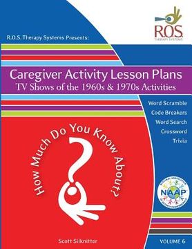portada Caregiver Activity Lesson Plan: TV Shows of the 1960s and 1970s Activities (en Inglés)