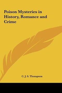 portada poison mysteries in history, romance and crime (en Inglés)