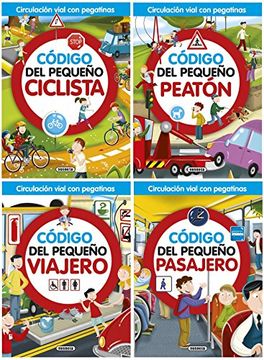 portada Circulación vial con pegatinas (4 títulos) (Colección Circulación vial con pegatinas)