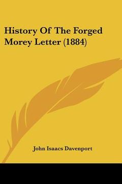 portada history of the forged morey letter (1884) (en Inglés)