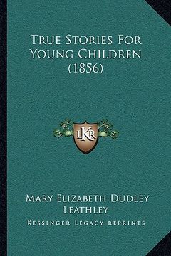 portada true stories for young children (1856)