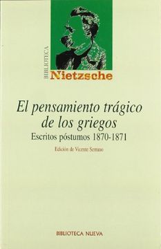 portada Pensamiento Tragico de los Griegos, el (in Spanish)