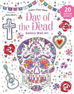 portada Day of the Dead: Coloring Book (Gallery Wall Art) (en Inglés)