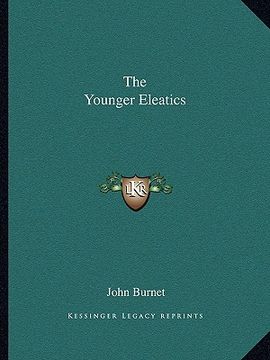 portada the younger eleatics (en Inglés)