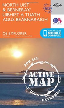 portada North Uist and Berneray/Uibhist a Tuath Agus Bearnaraigh 1 : 25 000 (OS Explorer Active Map)
