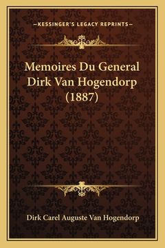 portada Memoires Du General Dirk Van Hogendorp (1887) (en Francés)