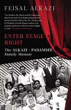 portada Enter Stage Right: The Alkazi-Padamsee Family Memoir (en Inglés)