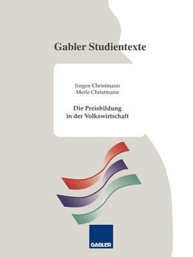 portada Die Preisbildung in Der Volkswirtschaft (en Alemán)