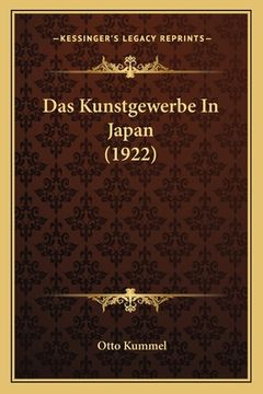 portada Das Kunstgewerbe In Japan (1922) (en Alemán)