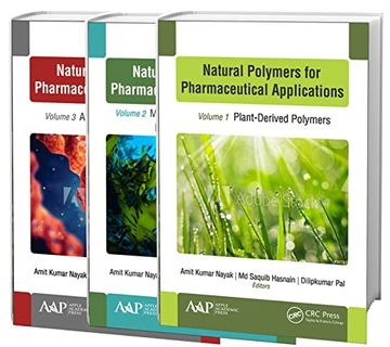 portada Natural Polymers for Pharmaceutical Applications, 3-Volume Set: Volume 1: Plant-Derived Polymers, Volume 2: Marine- And Microbiologically Derived Poly (in English)