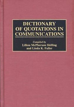 portada dictionary of quotations in communications (in English)