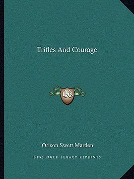 portada trifles and courage
