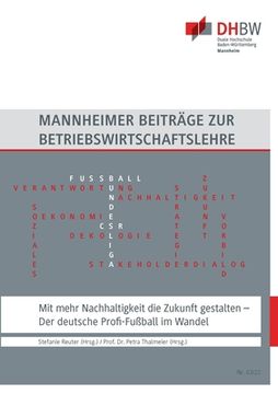 portada Mit mehr Nachhaltigkeit die Zukunft gestalten: Der deutsche Profi-Fußball im Wandel (in German)