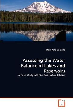 portada assessing the water balance of lakes and reservoirs (en Inglés)
