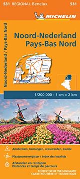 portada Netherlands North - Michelin Regional map 531
