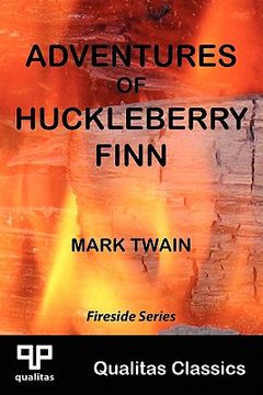 portada adventures of huckleberry finn (qualitas classics) (en Inglés)