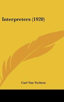 portada interpreters (1920) (en Inglés)