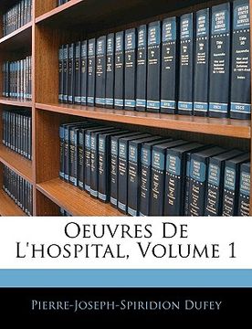 portada Oeuvres De L'hospital, Volume 1 (en Francés)