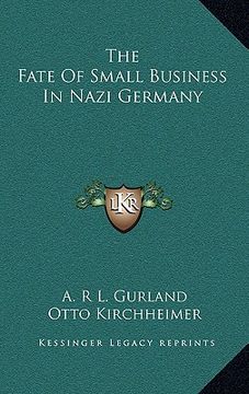 portada the fate of small business in nazi germany