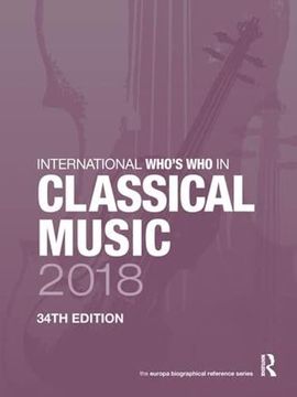 portada International Who's Who in Classical Music 2018 (en Inglés)