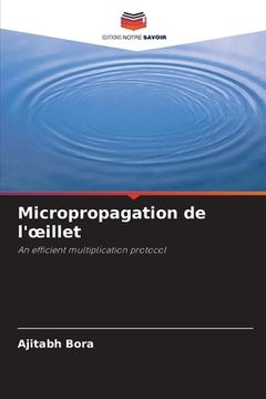 portada Micropropagation de l'oeillet (en Francés)