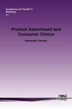portada product assortment and consumer choice (en Inglés)