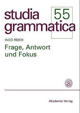 portada Frage, Antwort und Fokus (Studia Grammatica) (German Edition)