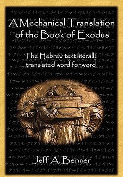 portada a mechanical translation of the book of exodus (en Inglés)