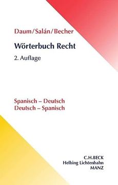 portada Wörterbuch Recht. Spanisch - Deutsch / Deutsch - Spanisch: Spanisch-Deutsch / Deutsch-Spanisch