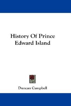 portada history of prince edward island (en Inglés)