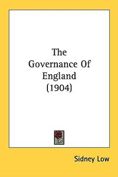 portada the governance of england (1904) (en Inglés)