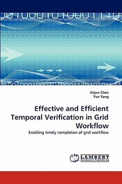 portada effective and efficient temporal verification in grid workflow (en Inglés)