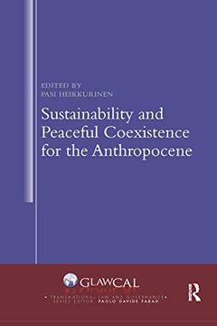 portada Sustainability and Peaceful Coexistence for the Anthropocene (Transnational law and Governance) (en Inglés)